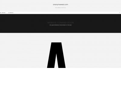 anonymewear.com snapshot