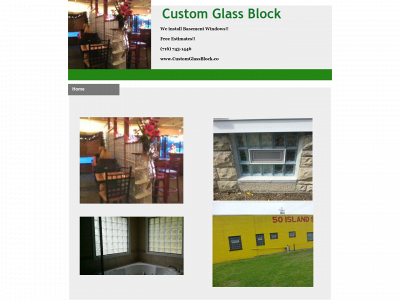 customglassblock.co snapshot