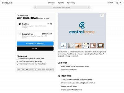 centraltrace.com snapshot