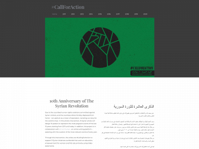 syrian-revolution-art-intervention.com snapshot
