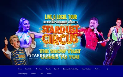 stardustcircus.co.uk snapshot