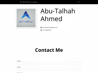abutalhahahmed.com snapshot