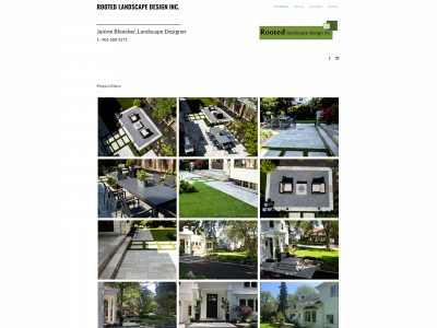 rootedlandscapedesign.com snapshot