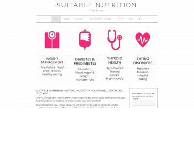 suitablenutrition.com snapshot