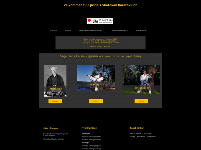 ljusdalskarateklubb.se snapshot