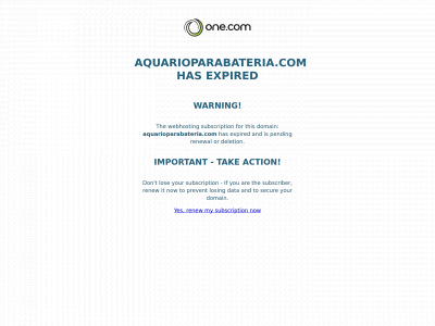 aquarioparabateria.com snapshot