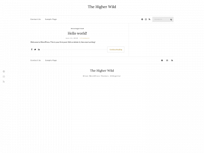higherwild.com snapshot
