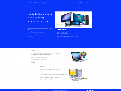 depannage-informatique.one snapshot