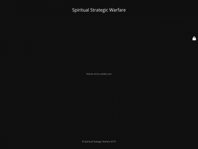 spiritualstrategicwarfare.com snapshot
