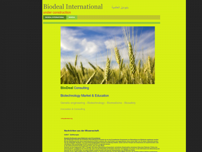 biodeal.org snapshot