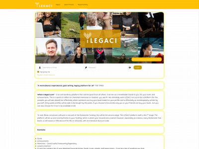 ilegaci.com snapshot