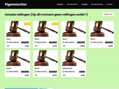 pigeonauction.nl snapshot