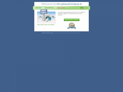 blitz-gebaeudereinigung.de snapshot