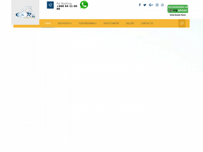 coraloceantours.com snapshot