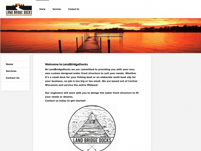 landbridgedocks.com snapshot