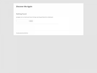 discovermeagain.com snapshot
