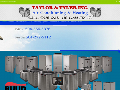 taylortylerhvac.com snapshot