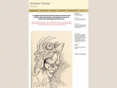 micheletribalat.fr snapshot