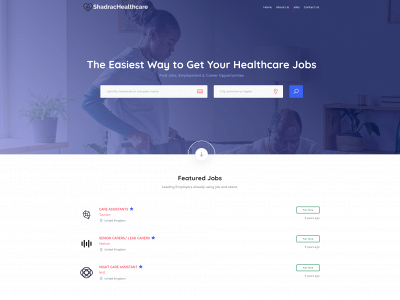 shadrachealthcare.com snapshot