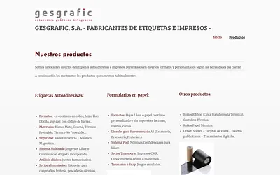 gesgrafic.es snapshot