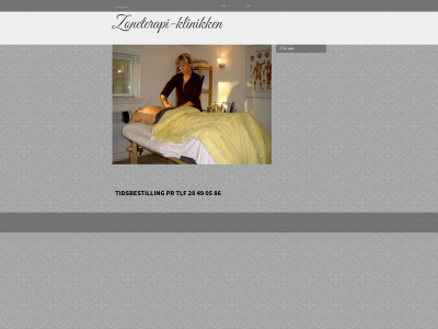 zoneterapiklinikkenskagen.dk snapshot