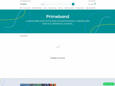 primeband.com.br snapshot