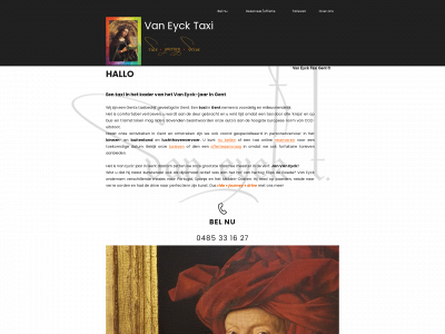 vaneycktaxi.be snapshot