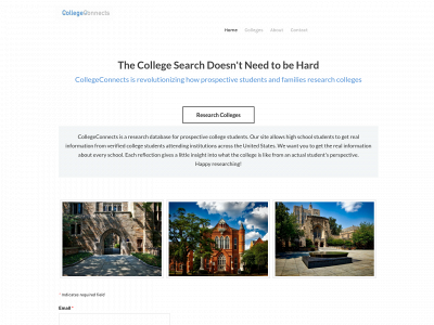 collegeconnects.weebly.com snapshot
