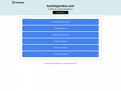 hashtagarabia.com snapshot