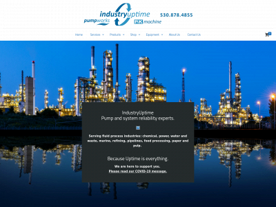 industryuptime.com snapshot