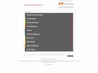 loudmouthdogood.com snapshot