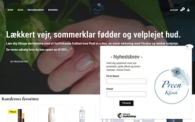 klinik-preen.dk snapshot