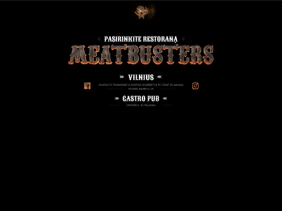 meatbusters.lt snapshot