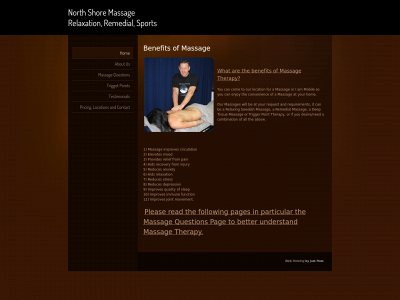 northshoremassage.com.au snapshot