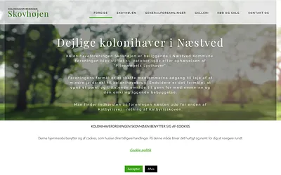 skovhojen4700.dk snapshot