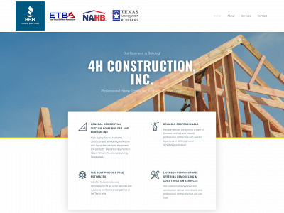4hconstructioninctx.com snapshot