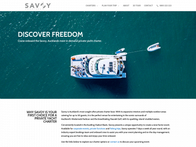 savoy.co.nz snapshot
