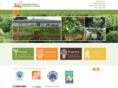 rivierabeachcommunitygardens.org snapshot