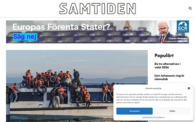 samtiden.nu snapshot