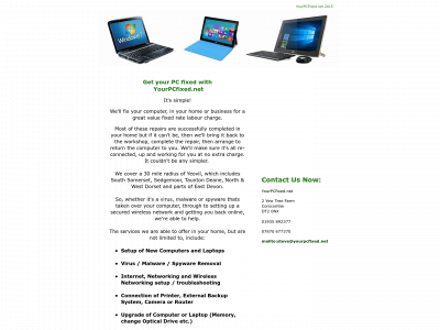 yourpcfixed.net snapshot