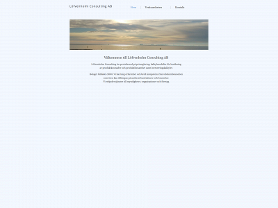 lofvenholmconsulting.se snapshot