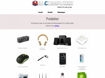 maicomputer.dk snapshot