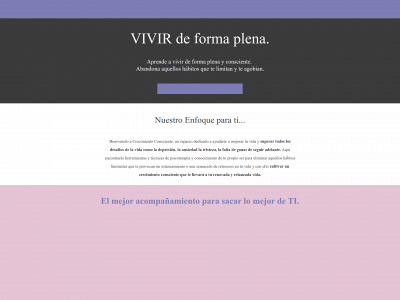 crecimientoconsciente.com snapshot