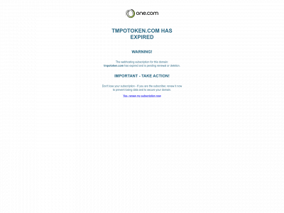 tmpotoken.com snapshot