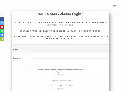 your-notes.xyz snapshot