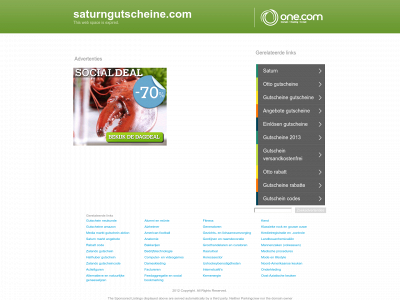 saturngutscheine.com snapshot