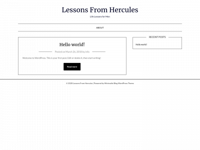lessonsfromhercules.com snapshot