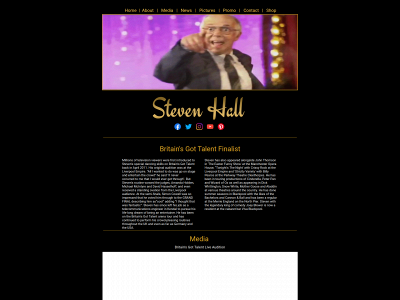 stevenhallofficial.co.uk snapshot