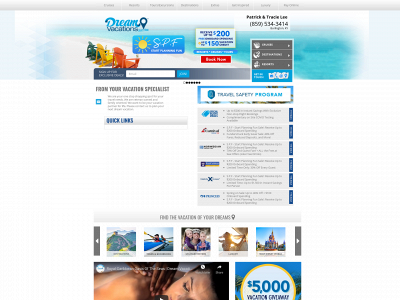 stressfreevacation.com snapshot