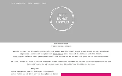 freiekunstanstalt.de snapshot